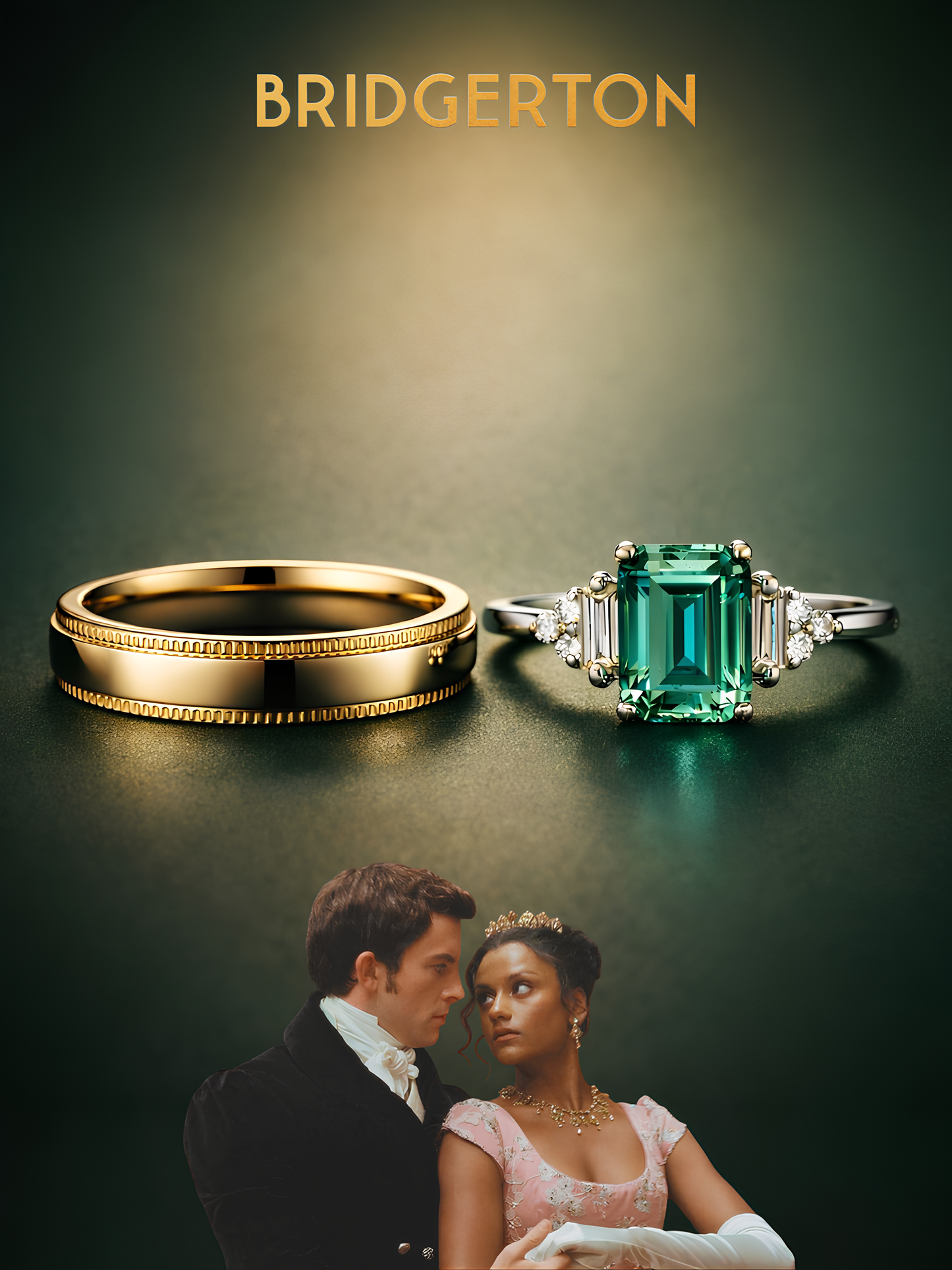 Anthony and Kate Couple Rings