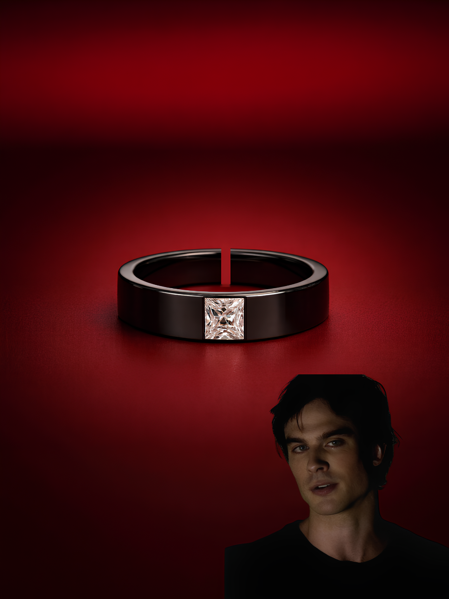 Damon and Elena Couple Rings