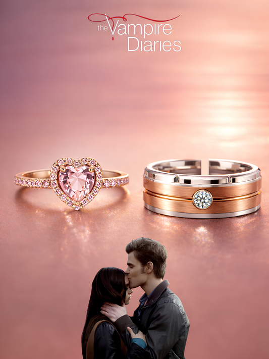 Stefan and Elena Couple Rings