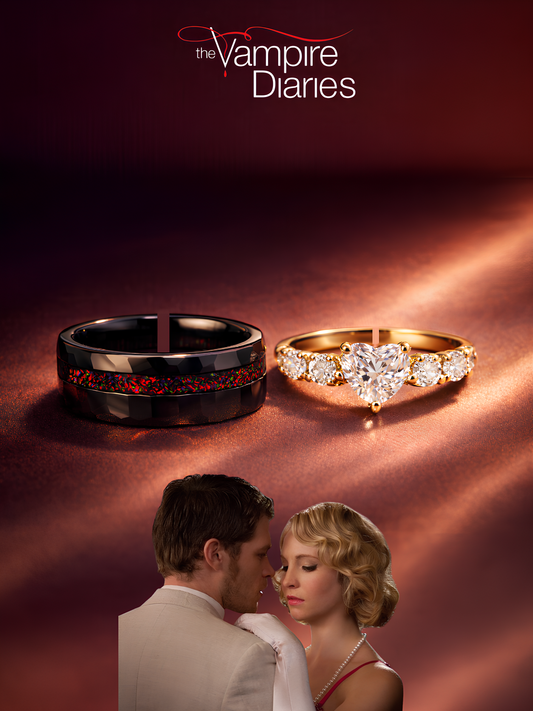 Klaus and Caroline Couple Rings