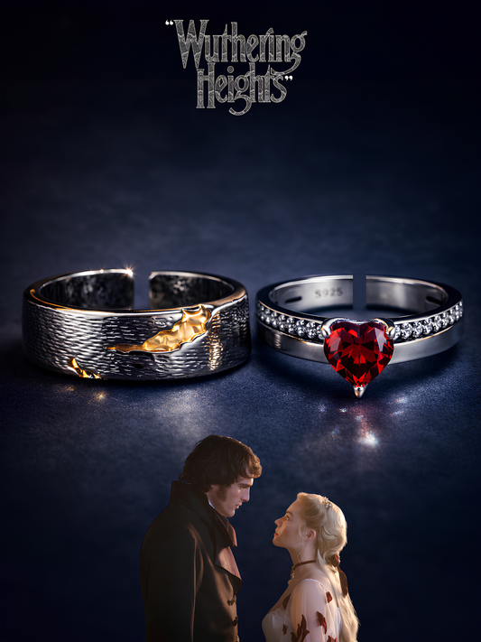 Heathcliff and Catherine Couple Rings